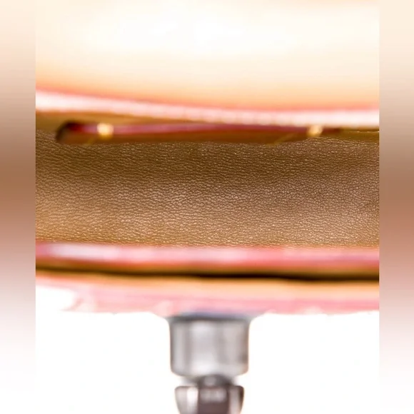 COACH Western Embroidery Turnlock Saddle Bag 17 In Glovetanned Leather - Picture 6 of 7